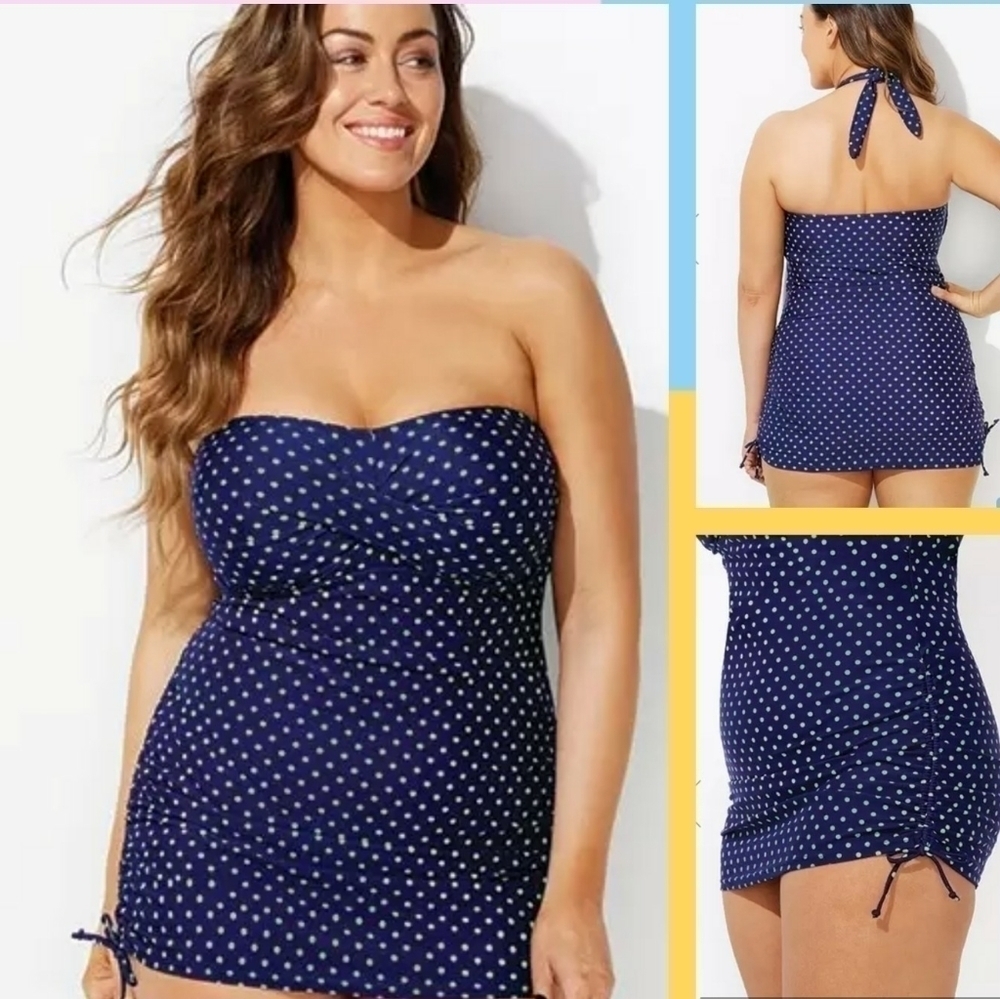 BON Voyage Halter Convertible One Piece Sw…